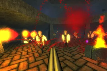 Посмотрите, как в трейлере Dusk выносят людей в капюшонах с бензопилами