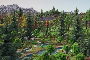 Игрок Minecraft провел год, обновляя генерацию местности, и результат выглядит прекрасно