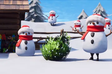 Новое обновление Fortnite позволит вам замаскироваться под снеговика