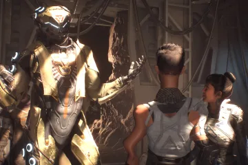 Баги в кат-сценах Anthem уморительные и пугающие