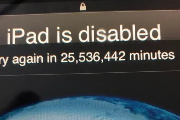 Ребенок заблокировал iPad своего отца на 48 лет