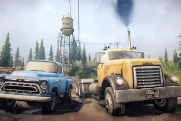 Бесплатный DLC для MudRunner добавляет две машины и карту