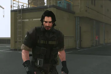 Мод позволяющий играть за Киану Ривза в Metal Gear Solid 5