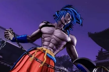 Samurai Shodown - синеволосый Basara вступает в бой