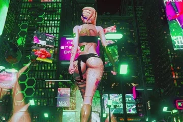 Геймплей Cyber City — игры для взрослых в стиле Cyberpunk
