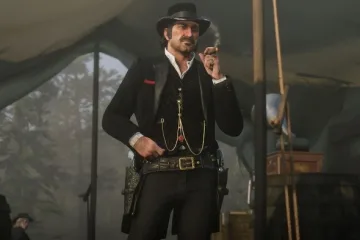 Небольшая деталь в RDR 2, показывающая отдаление Датча ван дер Линде от группы