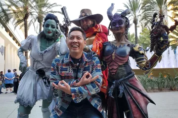 Актеры озвучки Overwatch посетили BlizzCon в костюмах персонажей, которых они озвучивали