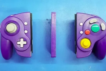 Nintendo Switch с консольным контроллером GameCube
