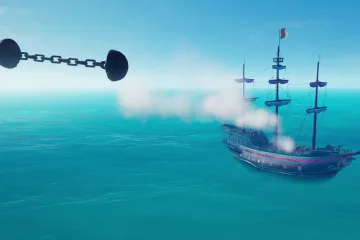 Цепные ядра в Sea of Thieves сломают вашу мачту в Марте