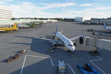 Все аэропорты мира в Microsoft Flight Simulator