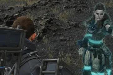 Голограмму Элой можно найти в Death Stranding