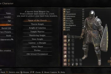 Мод, добавляющий 10 новых классов в Dark Souls 3