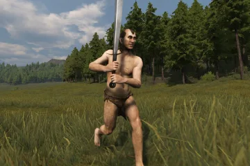 Посмотрите, в Mount and Blade 2, сумасшедший выигрывает битву с 60 врагами, будучи голым
