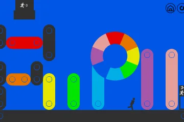 Причудливая головоломка с цветовым колесом 10 People 10 Colors