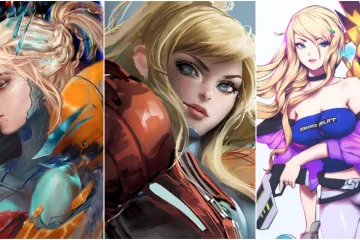 10 потрясающих фан-артов с Самус из Metroid