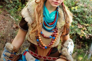 Косплей охотницы на роботов Элой из Horizon Zero Dawn