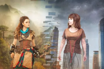 Замечательный косплей матери и дочери на Horizon Zero Dawn