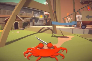 Играйте за злобного краба с кухонным ножом в Knife 2 Meat U