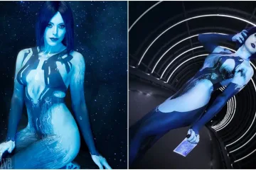 Лучший косплей на Кортану из Halo