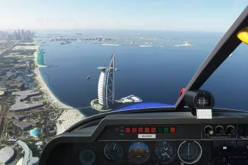 Microsoft Flight Simulator с реальным воздушным движением
