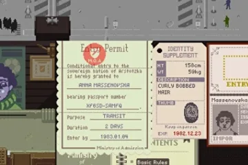 Играли ли вы в… Papers, Please?