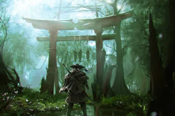 Фанат Ghost of Tsushima проходит игру с помощью катаны