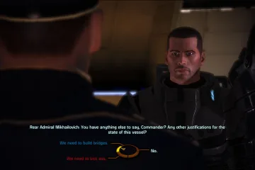 Колесо диалогов Mass Effect