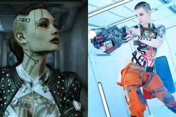 Лучший косплей Джек из Mass Effect
