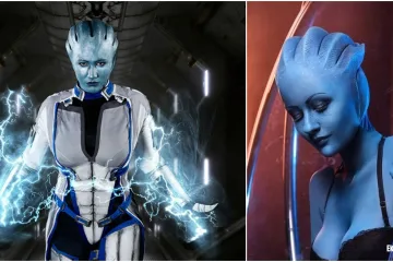Лучший косплей Лиары Т'Сони из Mass Effect