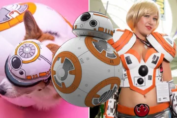 Фантастический косплей BB-8 из Звездных Войн