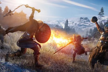 В японской версии AC Valhalla кровь подверглась цензуре