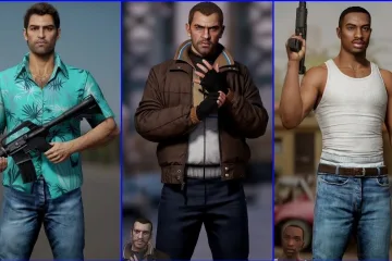 Как бы выглядели герои GTA прошлых частей, если бы релизы состоялись на современных консолях