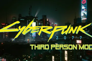 Появился мод для вида от третьего лица в Cyberpunk 2077