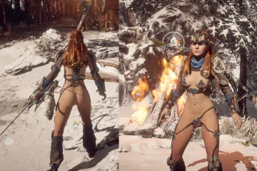 Доступен для скачивания мод с обнаженной Элой для Horizon Zero Dawn