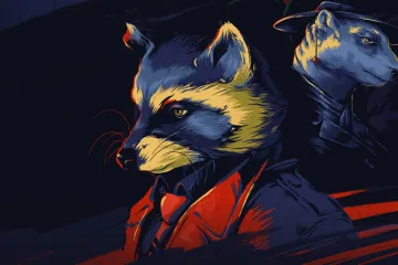 Нуарный сайд-скроллер Backbone с частным детективом-енотом в главной роли