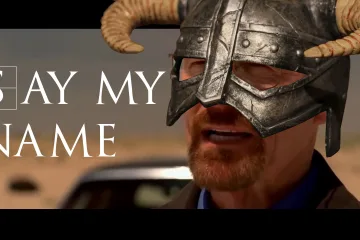 В моде для Skyrim персонажи называют вас по имени