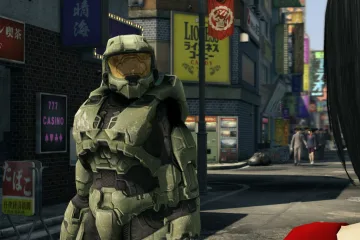 Этот мод превращает Мастера Чифа из Halo в бойца Yakuza