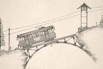 Нарисованная от руки игра про кошек и железные дороги Short Trip