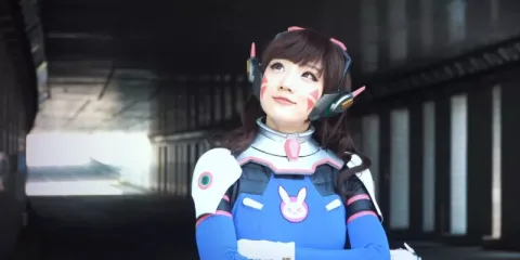 D.Va выходит из Overwatch