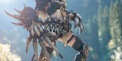 Улучшенный косплей на Monster Hunter