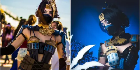 Лучший косплей Китаны из Mortal Kombat