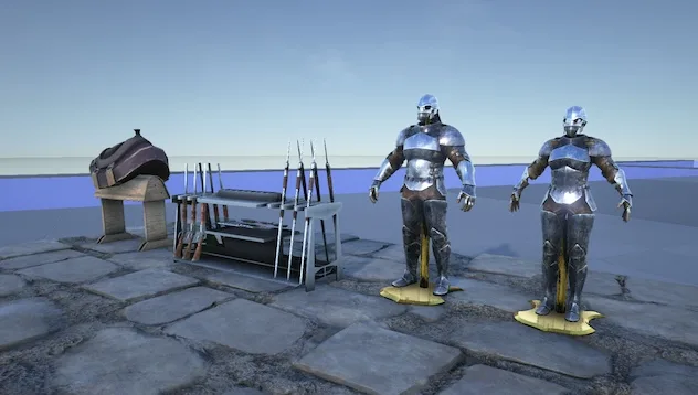 Armored Storage Stands