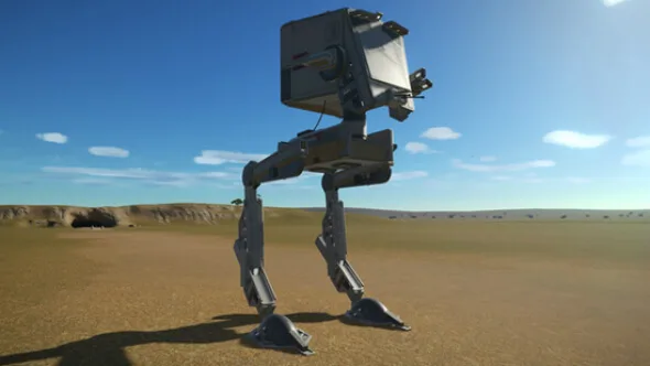 Детальная копия AT-ST из «Звёздных войн»