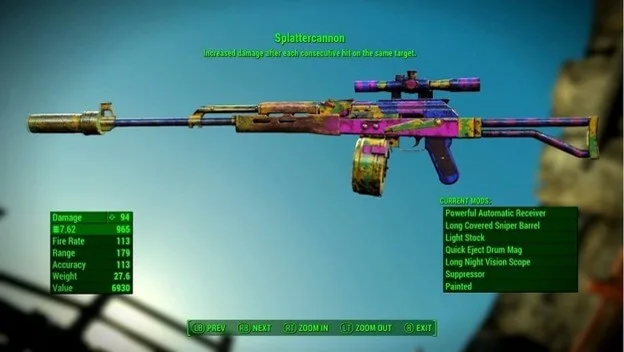 Винтовка Splattercannon (Fallout 4)
