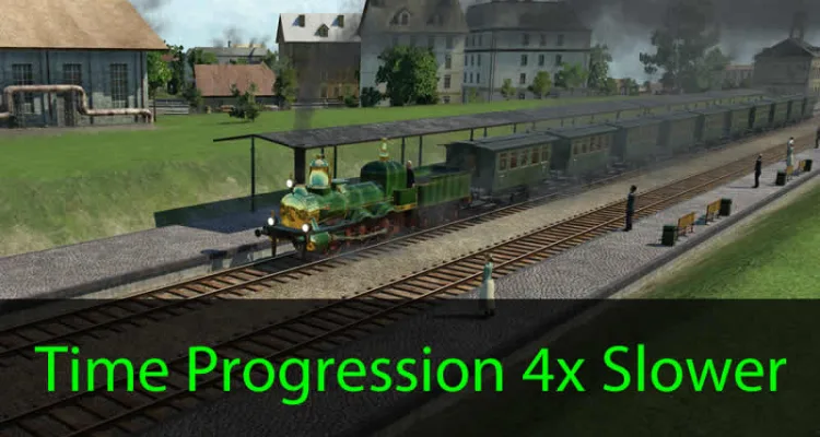 Transport Fever Time Progression 4x Slower
