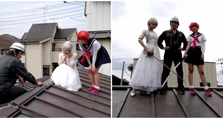 Запуск Cosplay Roofing Service в Японии