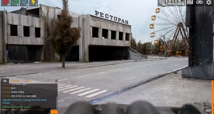 Браузерная игра позволяет вам контролировать реальных роботов на модели Чернобыля