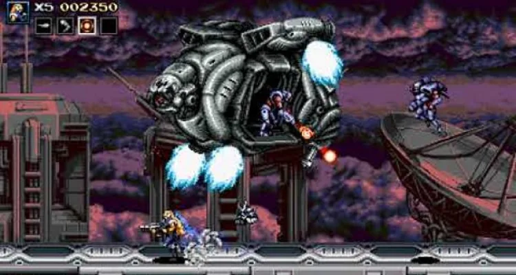 Посмотрите захватывающий бой с боссом Blazing Chrome в этом новом видео