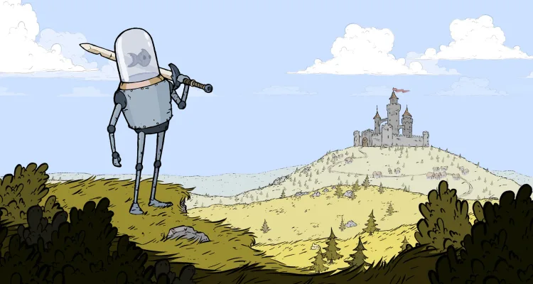 Трейлер Feudal Alloy показывает больше средневековых роботов, контролируемых рыбами
