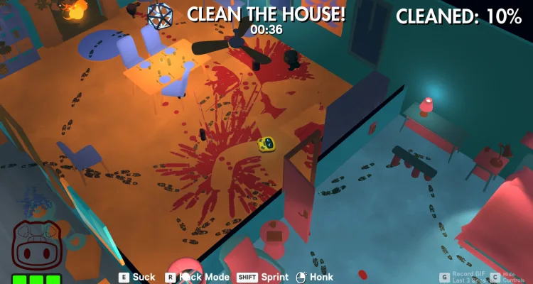 Убейте грабителей, играя за роботизированный пылесос, в Roombo: First Blood